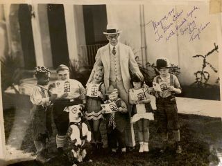 Ephemera - 1929 - Vintage Autographed Photo Of Our Gang - Little Rascals Cast