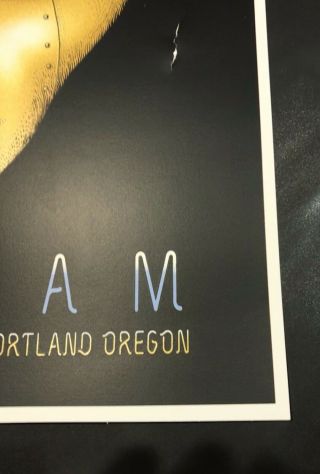 Pearl Jam Concert Poster - 11.  29.  13 - Portland - Emek - 3