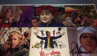 GENE WILDER,  Willy Wonka Kids x6 Cast signed 8x10 X2 Factory Photos PSA/DNA LOA 6