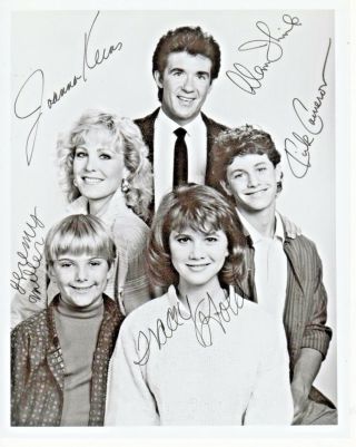 Growing Pains Cast Kerns Thicke Cameron Gold Autograph Hand Signed 8x10 Photo