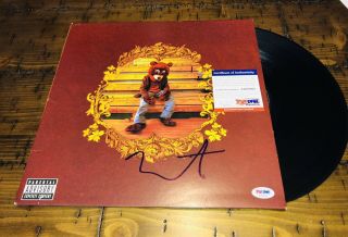 Kanye West Autographed Signed The College Dropout Lp Vinyl Record Yeezy Psa Dna