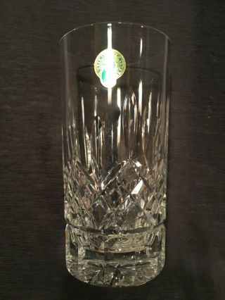 Set of 4 Waterford Crystal Lismore 12 oz Highball Tumbler Glasses 952562 4