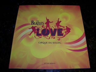 The Beatles - Love Cirque Du Soleil Souvenir Program - Las Vegas / Mirage Casino