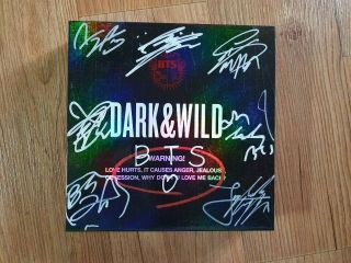 Bts Bangtan Boys Promo Dark And Wild Album Autographed Hand Signed Type A
