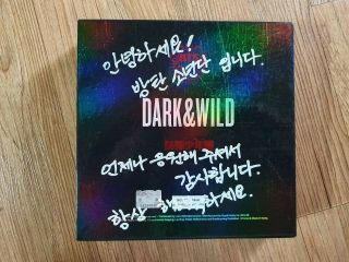 BTS BANGTAN BOYS Promo Dark And Wild Album Autographed Hand Signed Type A 4