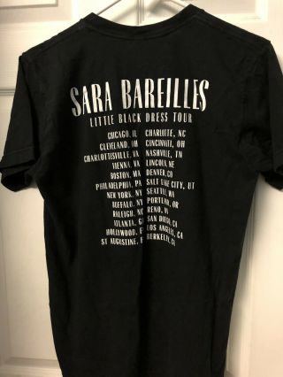 Sara Bareilles Little Black Dress Tour 2014,  Women’s Size Medium Shirt 4