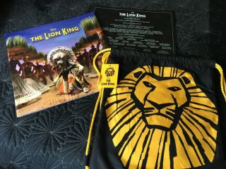 Disney The Lion King Broadway Musical Souvenir Program.