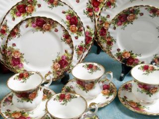 Royal Albert Old Country Roses Bone China Dinner Set Cup Saucer