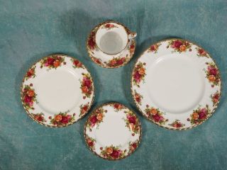 Royal Albert Old Country Roses Bone China Dinner Set Cup Saucer 6