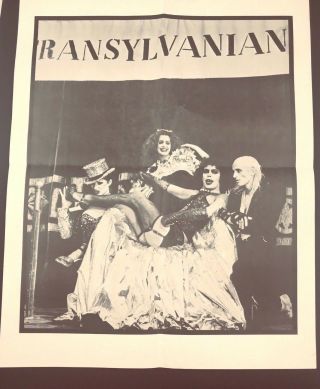 Rocky Horror Picture Show Transylvanian Black And White Poster 17.  5 " X 22.  5 "