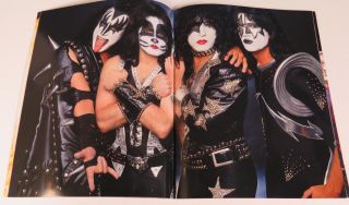 KISS Signed Autograph Tour Program Book by all 4 Paul Stanley,  Gene Simmons, 5