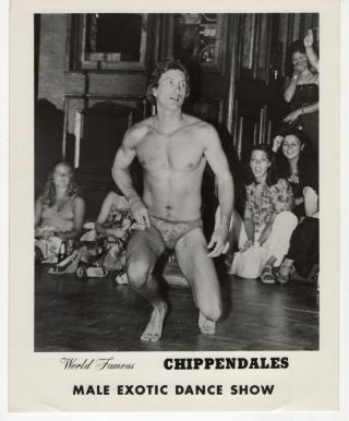 Vintage Promo Photo: " Chippendales Male Exotic Dance Show "