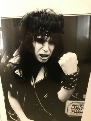 Motley Crue,  Mick Mars Photo By Mark Weiss/hand Signed Limited Edition