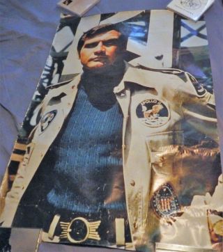 Vintage 1976 Lee Majors Six Million Dollar Man Poster