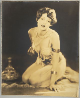 Vintage 20s Extra Large Edwin Bower Hesser Photograph Silent Film Vamp Sue Carol