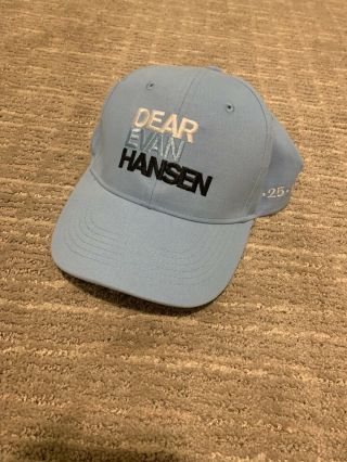 Dear Evan Hansen Baseball Cap Hat 1st Performance Denver,  Broadway Musical