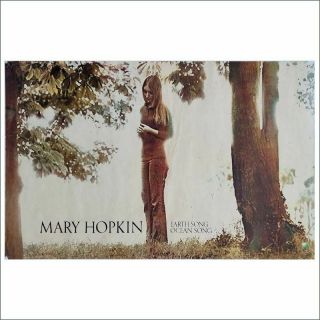 Mary Hopkin 1971 Earth Song Ocean Song Apple Records Promotional Poster (uk)