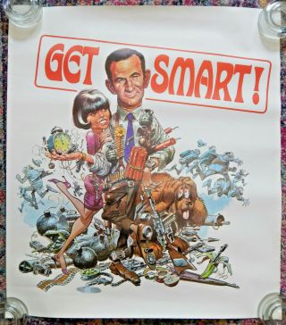 Get Smart Nbc Promo Poster By Jack Davis (1966) [21x24]