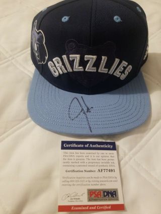Justin Timberlake Signed Autographed Memphis Grizzlies Snapback Cap Hat Psa Dna