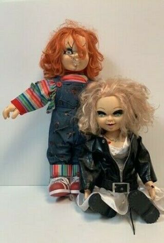 Spencers Gifts Bride Of Chucky 24 " Chucky & Tiffany Life - Size Doll Set