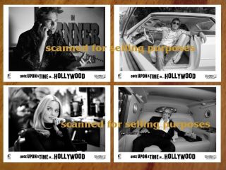 ONCE UPON A TIME IN HOLLYWOOD rare PRESS PHOTO SET of 45 B&W Stills TARANTINO 4