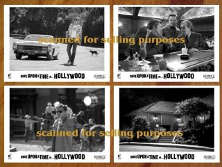 ONCE UPON A TIME IN HOLLYWOOD rare PRESS PHOTO SET of 45 B&W Stills TARANTINO 5