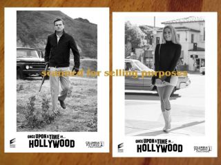 ONCE UPON A TIME IN HOLLYWOOD rare PRESS PHOTO SET of 45 B&W Stills TARANTINO 8