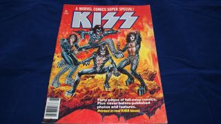 Kiss 1977 A Marvel Comics Special 1 - Printed In Real Kiss Blood Oop