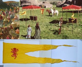 Weta Workshop 2005 Chronicles Of Narnia Production - Battle - Camp Royal Flag