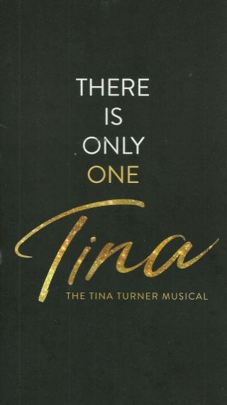 " Tina The Tina Turner Musical " Broadway Theater Promotional Flyer 2019 Rare