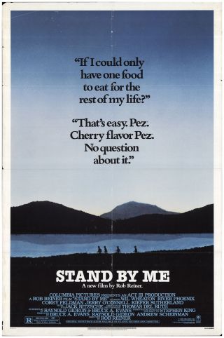 Stand By Me 1986 27x40 Orig Movie Poster Fff - 67828 Rolled River Phoenix