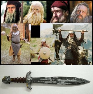 Weta Workshop 2005 Chronicles Of Narnia Production - Black Dwarf Sword