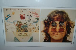 John Lennon Walls And Bridges Limited Edition Lithograph