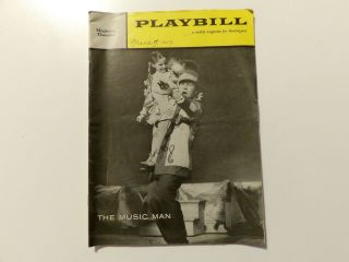 The Music Man Playbill March 1959 Majestic Theatre Us