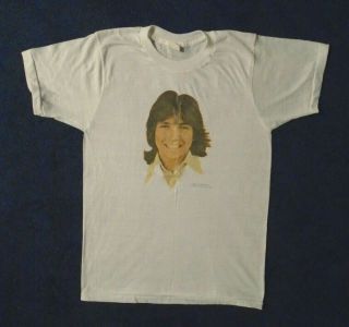 1972 David Cassidy Mail Away T - Shirt Hi - C Drink Partridge Family Teen Idol Sexy