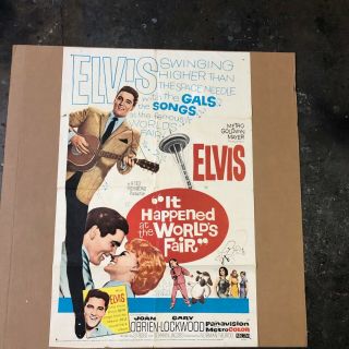 Elvis Presley 1963 It Happened At The World Fair One Sheet Poster