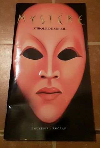 Cirque Du Soleil O And Mystere Souvenir Program 1996