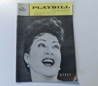 Gypsy - The Broadway Theatre October 1959 - Ethel Merman Us