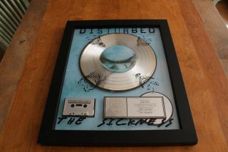 Disturbed - Usa Riaa Platinum Lp Award / The Sickness 2000 - 1mio