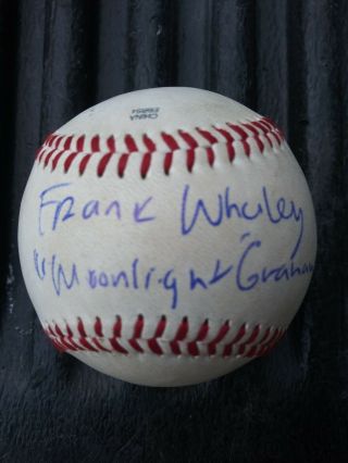 Frank Whaley Signed Baseball Gu Moonlight Graham Field Of Dreams Auto