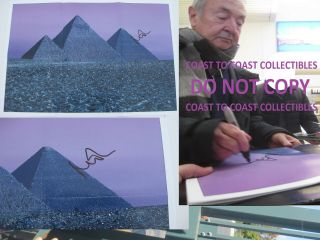 Nick Mason Signed Autographed Pink Floyd 20x30 Poster,  With Exact Proof.