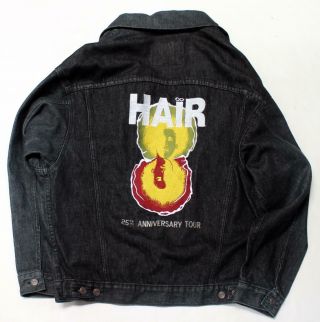 Luther Creek Owned Hair 25th Anniversary Tour Cast & Crew Jacket Large