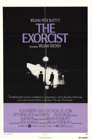 The Exorcist 1973 27x41 Orig Movie Poster Fff - 40445 Max Von Sydow Horror