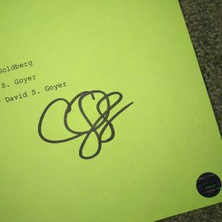 Shawn Sipos,  Cameron Cuffe & Georgina Campbell Hand Signed Krypton Script 3