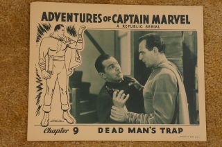 Adventures Of Captain Marvel Tom Tyler In Costume Chapter 9 Rare 1941