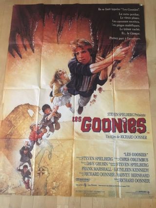 The Goonies 1985 French Movie Poster 46”x62”