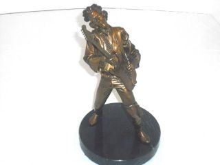 Jimi Hendrix Bronze Sculpture By Clete Shields Limited Edition