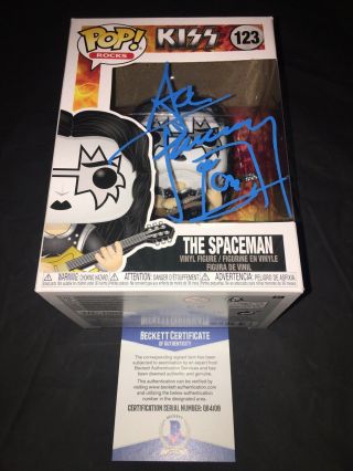 Ace Frehley Signed Official Kiss Funko Pop Figurine The Spaceman Beckett
