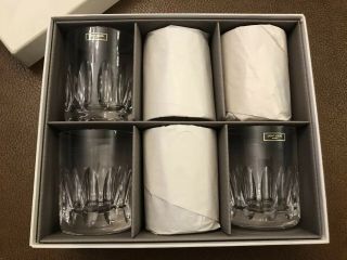 St.  Louis Crystal Avignon Set Of 6 Old Fashioned Sherry Tumblers