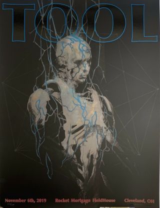 Tool Cleveland Poster 2019 Concert Limited Edition 443 Of 700